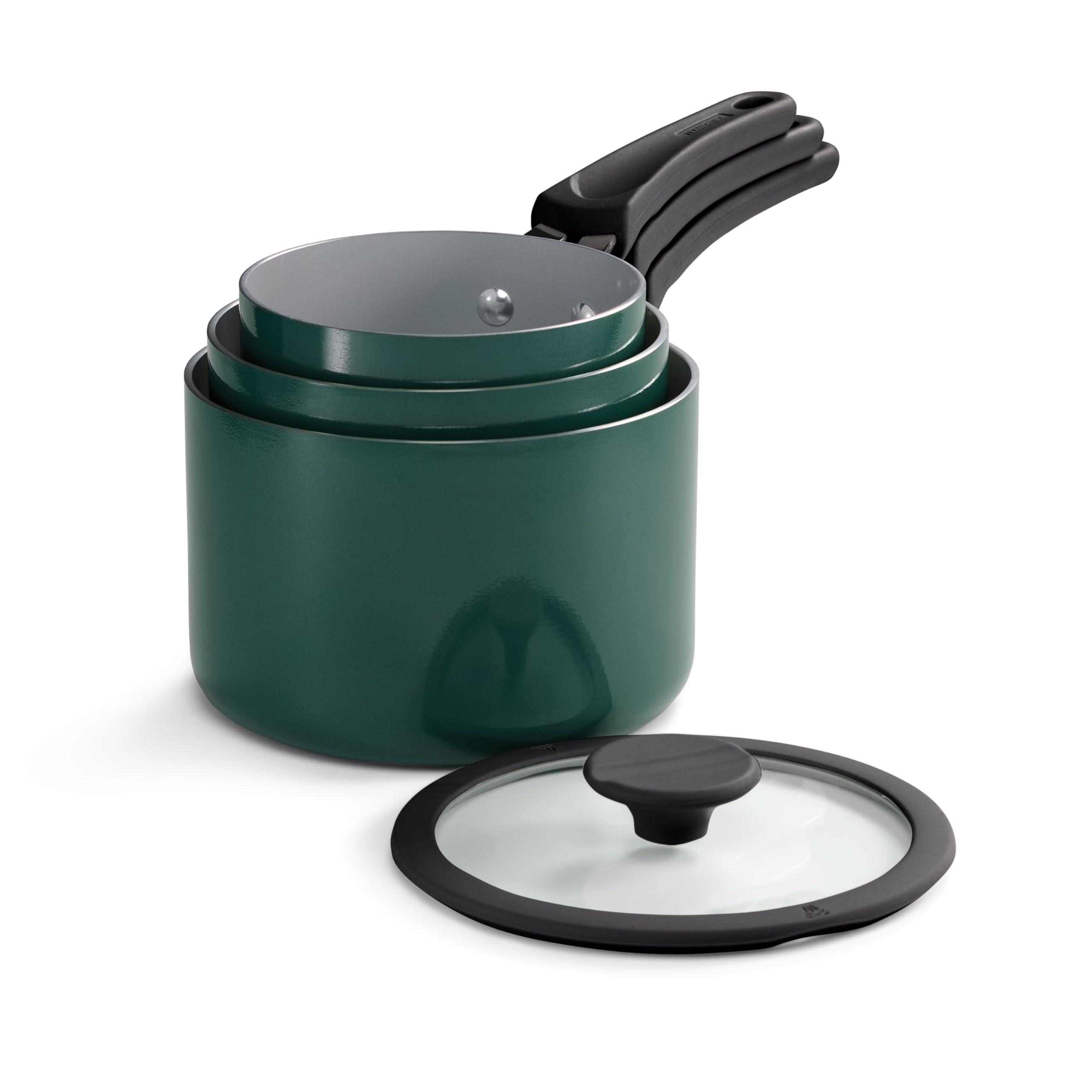 Tramontina Ceramic Non Stick 6-Piece Nesting Sauce Pan Set