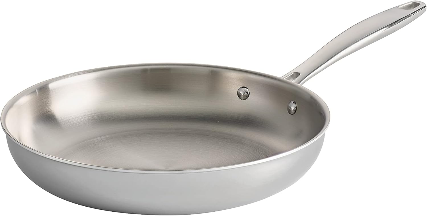 Tramontina 10-Inch Tri-Ply Clad Stainless Steel Frying Pan