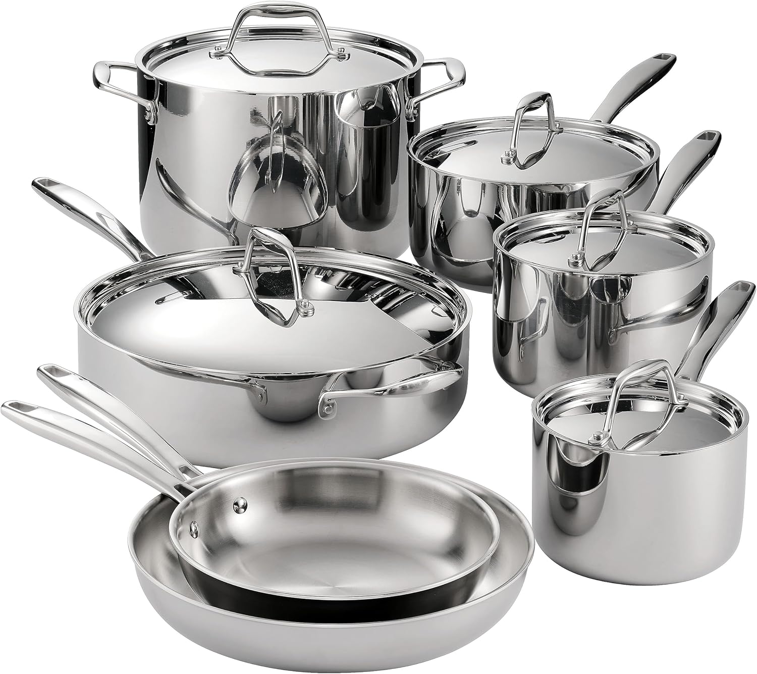 Tramontina Signature Tri-Ply Clad 12-Piece Cookware Set