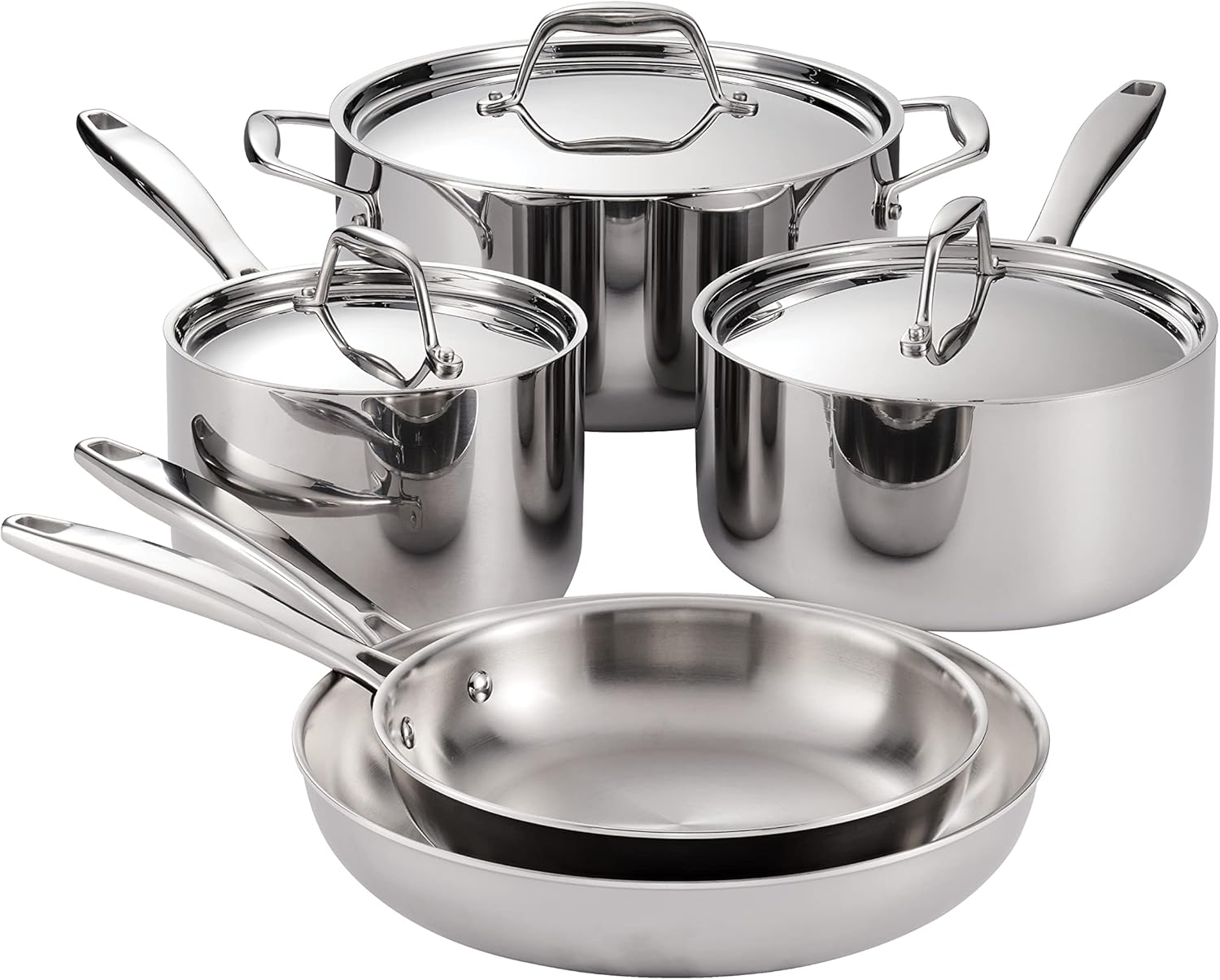 Tramontina Signature Tri-Ply Clad 8-Piece Cookware Set