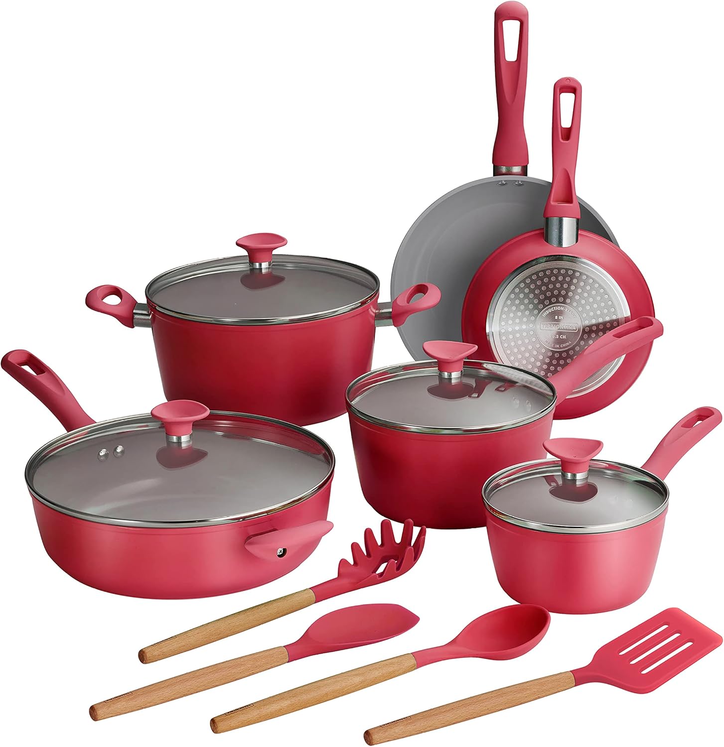 Tramontina Solara 14-Piece Ceramic Non Stick Cookware Set