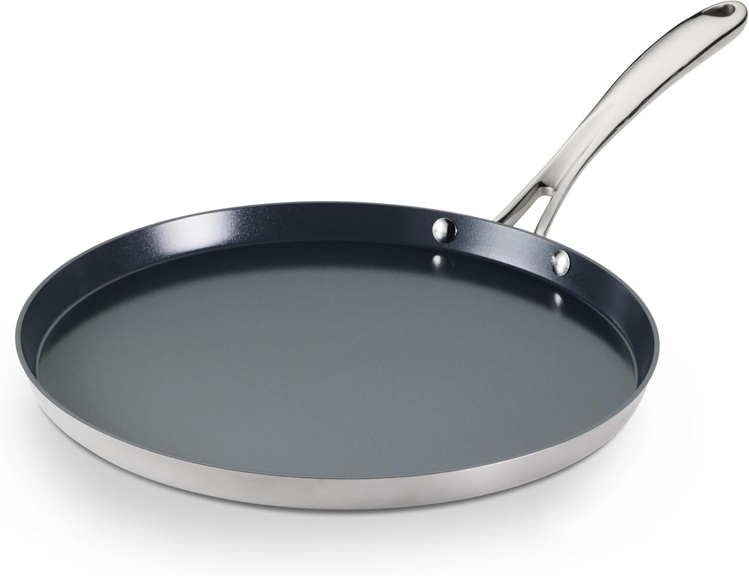 Tramontina Utsava 11-Inch Tri-Ply Clad Ceramic Nonstick Tawa